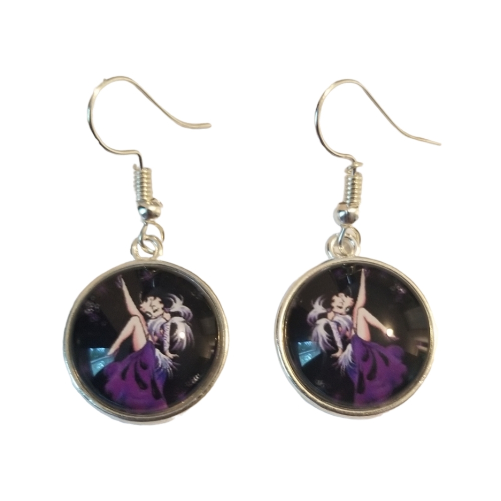 Handcrafted Betty Boop Earrings